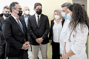 Η επίσκεψη του αναπλ. υπουργού υγείας στη ΔΥΠΕ Κρήτης