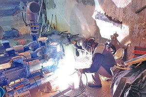 εργασίες στο χώρο του μηχανοστασίου κι όχι μόνο του κολυμβητηρίου του “Λίντο”