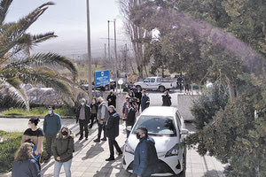 Η αθρόα προσέλευση των κατοίκων στα τεστ covid-19 που έγιναν χθες στο Οροπέδιο Λασιθίου