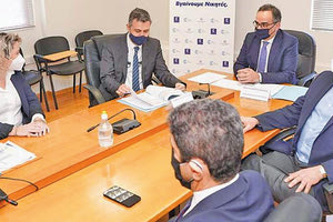 H επίσκεψη Κοντοζαμάνη στην Κρήτη