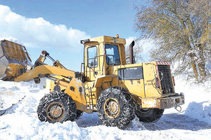 Προσπάθειες αποχιονισμών στην Κρήτη