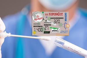 O αριθμός των νέων κρουσμάτων 18/2/2021