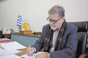 Ο δήμαρχος κ. Αντώνης Ζερβός