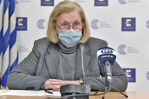 Η πρόεδρος της Εθνικής Επιτροπής Εμβολιασμών, κ. Μαρία Θεοδωρίδου