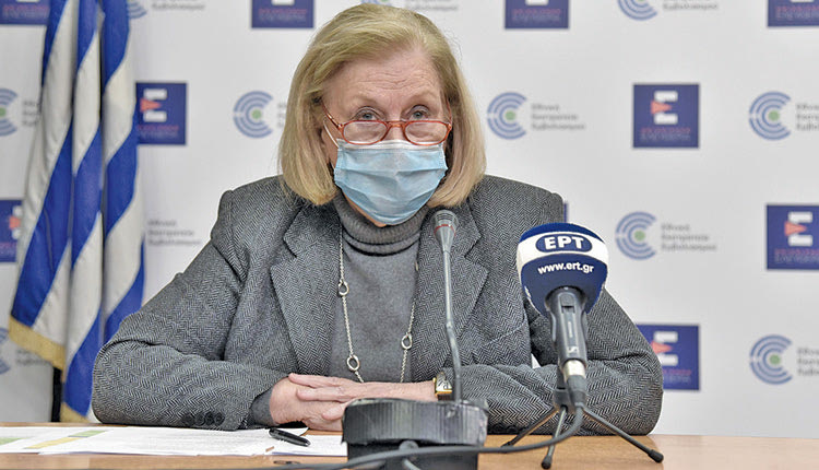 Η πρόεδρος της Εθνικής Επιτροπής Εμβολιασμών, κ. Μαρία Θεοδωρίδου