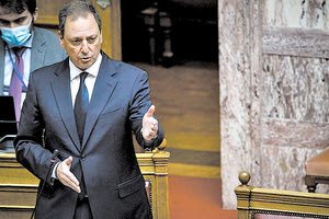 Ο υπουργός Αγροτικής Ανάπτυξης και Τροφίμων Σπήλιος Λιβανός