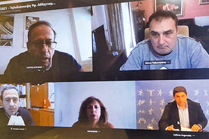 Λ Αυγενάκης με τη Διοικούσα Επιτροπή του ΤΕΕ/ΤΑΚ μέσω τηλεδιάσκεψης για τον ΒΟΑΚ