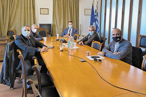 συνάντηση με τη Διοίκηση του ΟΛΗ είχαν εκπρόσωποι των Σωματείων που δραστηριοποιούνται στην ευρύτερη περιοχή του Ενετικού Λιμένα