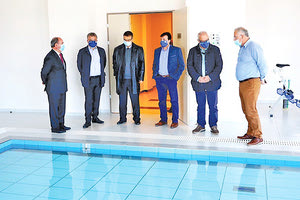 Ο Περιφερειάρχης Κρήτης ξεναγήθηκε χθες στο Κέντρο Αποθεραπείας και Αποκατάστασης «Ολύμπιον Ηρακλείου»