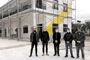 Από την αυτοψία που πραγματοποίησε ο δήμαρχος Μινώα Πεδιάδος στις σχολικές μονάδες