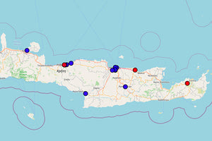 Ο χάρτης με τα κρούσματα κοροναϊού στα σχολεία της Κρήτης