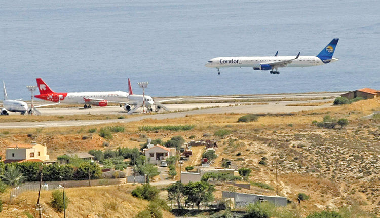 πτήσεις εξωτερικού στο αεροδρόμιο Ηρακλείου