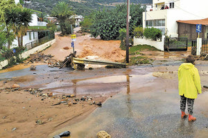 Τραγική η εικόνα στη Σταλίδα