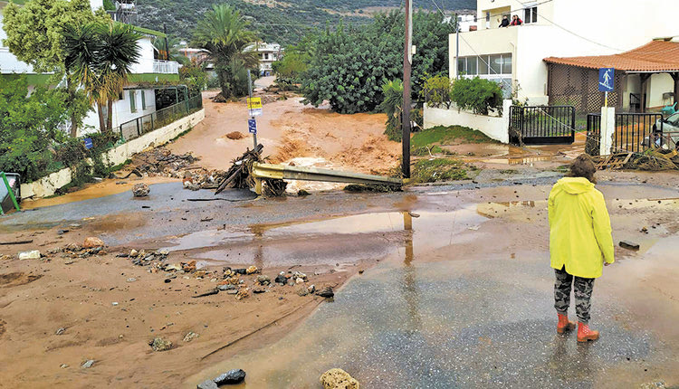 Τραγική η εικόνα στη Σταλίδα