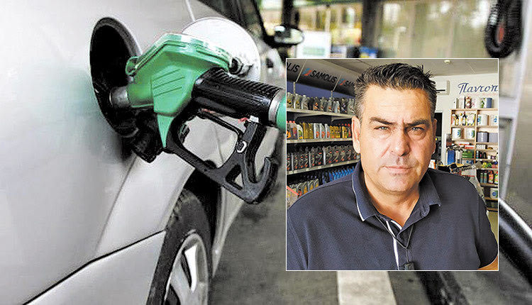 ο πρόεδρος του Συλλόγου Βενζινοπωλών Ηρακλείου Λυκούργος Σαμόλης