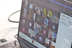 τηλεδιάσκεψη που διοργάνωσε η Δαμάστα για τον κρητικό όμιλο του πρωταθλήματος της Γ’ Εθνικής