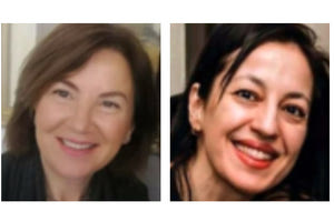 H κ. Βασιλική Σανδάλου και η κ. Μαρία Τόλια