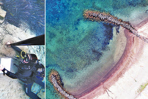 υποβρύχια γεωαρχαιολογική έρευνα στην βυθισμένη πόλη του αρχαίου Ολούντος