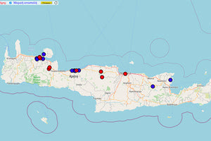 Η εικόνα των κλειστών σχολείων και τμημάτων στην Κρήτη