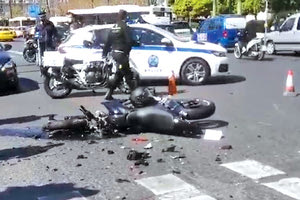 το τροχαίο δυστύχημα έξω από τη Βουλή