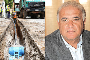 Ο πρόεδρος της ΔΕΥΑΗ Γιώργος Βουρεξάκης για το έργο της αντικατάσταση των δικτύων ύδρευσης