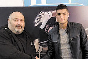 Ο Καμπεράι με τον πρόεδρο του Πόρου κ. Ασσαργιωτάκη