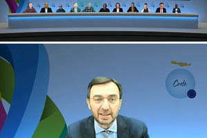 Γιώργος Αλεξάκης, εκπροσωπώντας την Κρήτη στο 1ο Συνέδριο των Νησιών της Ευρώπης για την Κλιματική Αλλαγή