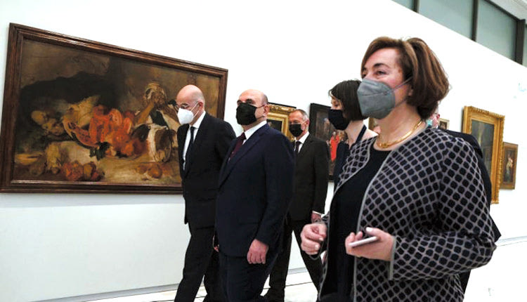 οι πρώτοι επίσημοι επισκέπτες της νέας Εθνικής Πινακοθήκης