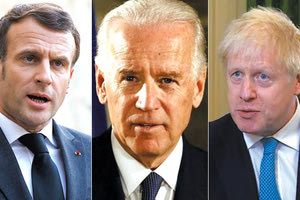Μακρόν - Μπάιντεν - Τζόνσον