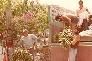 H φωτογραφία της ημέρας: Φόρτωμα μπανάνας στην Άρβη τη δεκαετία του ‘70