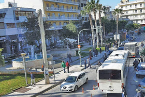 κέντρο - πλατεία Κορνάρου