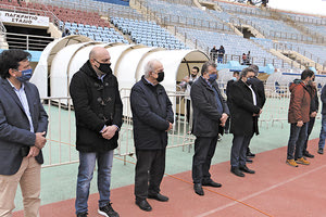 τοπικοί φορείς στην ημερίδα στίβου ΑμεΑ στο Παγκρήτιο Στάδιο