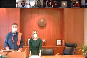 Διαδικτυακή και η τελετή ορκωμοσίας των αποφοίτων της Ιατρικής Σχολής