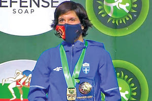 Το χρυσό μετάλλιο στο Παγκόσμιο Κύπελλο Πάλης που διεξάγεται στη Σερβία στα 53κ. Γυναικών κατέκτησε η Μαρία Πρεβολαράκη