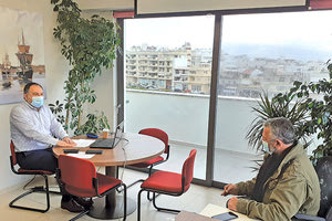 Απο τη συνάντηση Κουράκη - Ιερωνυμάκη