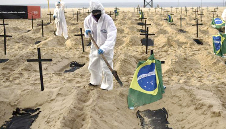 Δεν προλαβαίνουν να θάβουν λόγω covid-19 στο Σάο Πάολο της Βραζιλίας