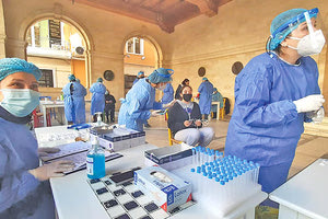 rapid test στη Λότζια από κλιμάκια του ΕΟΔΥ