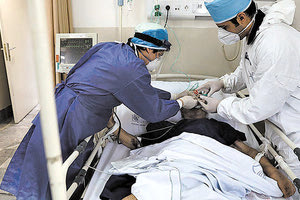 διασωληνωμένος με πνευμονική εμβολή