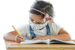 μαθητές δημοτικού μάσκα πανδημία