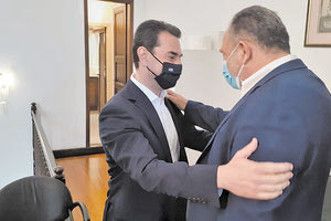 Από τη συνάντηση Σκρέκα και Κουράκη