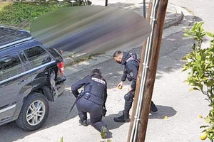 Το σημείο όπου δολοφονήθηκε ο Γ. Καραϊβάζ