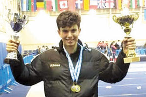 18η θέση στο Παγκόσμιο πρωτάθλημα ξιφασκίας εφήβων στο Κάιρο ο Νικόλας Χατζηγεωργίου