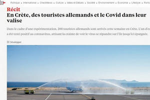 Καυστικό ρεπορτάζ για την Κρήτη από τη Liberation