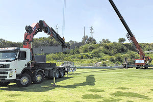 Mπήκαν τα μηχανήματα και άρχισαν τα έργα στο Βαρδινογιάννειο Αθλητικό Κέντρο
