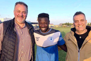 Ο Αργκιλέσι με τους παράγοντες του Ηροδότου κ.κ. Γεωργιάδη, Σοκιανό