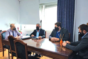 συνάντηση είχε με τον υφυπουργό Αγροτικής Ανάπτυξης, κ. Γιάννη Οικονόμου το προεδρείο της Οργάνωσης Αμπελουργών και Ελαιοπαραγωγών Κρήτης