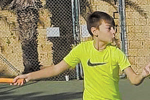 Ο ταλαντούχος τενίστας του «Ηράκλειο» ΟΑΑ, Θάνος Ζαβουργιανός