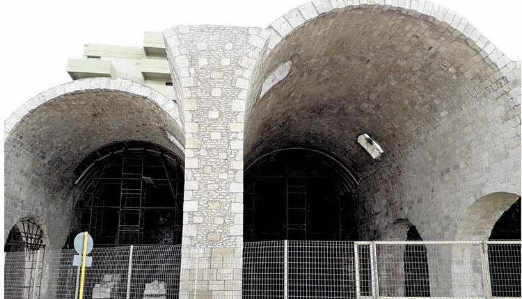 Ενετικός Λιμένας, τμήμα από τα Δυτικά Νεώρια