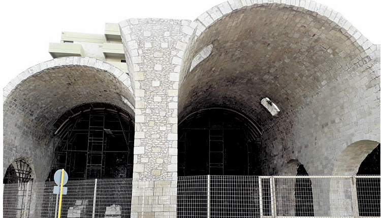 Ενετικός Λιμένας, τμήμα από τα Δυτικά Νεώρια