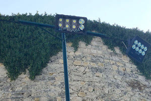 βανδαλισμοί στο ανακαινισμένο Στάδιο Ελευθερίας με στόχο τους προβολείς